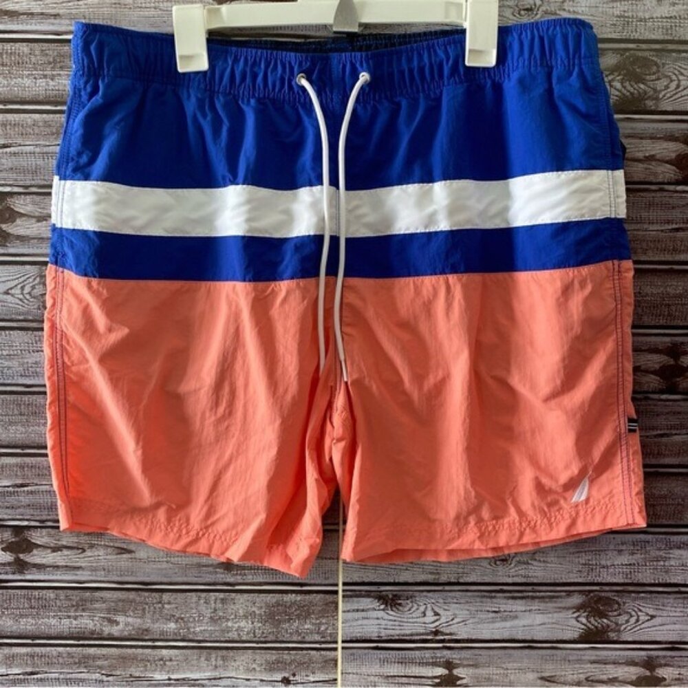 NWT Nautica Men's Performance Quick-Dry Swim Trunks Size XL